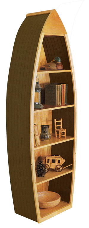 One secret: This is Canoe bookcase plans
