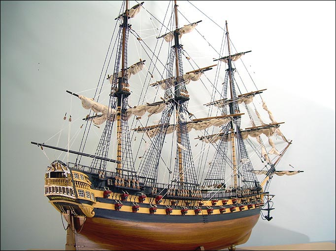 HMS Agamemnon Ship Model