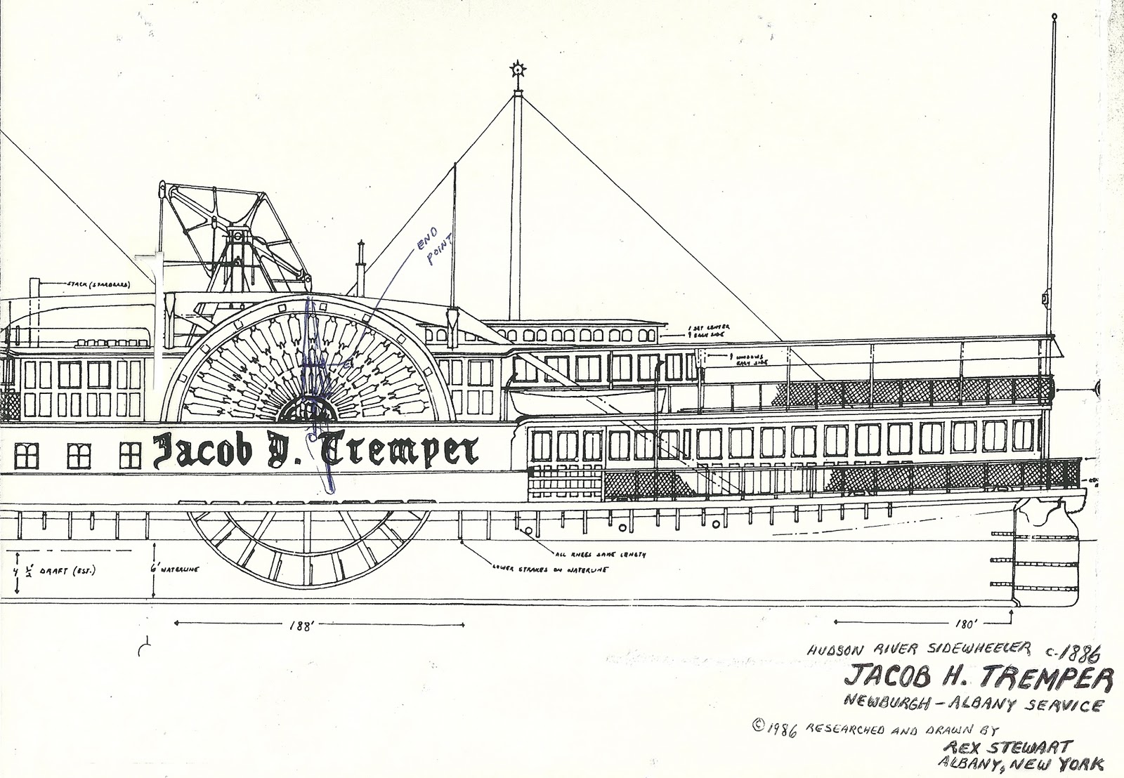 Steamboat Plans Drawings