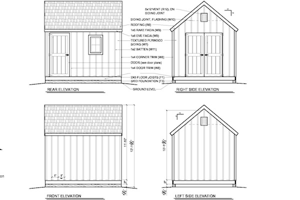 Free 10X12 Garden Shed Plans
