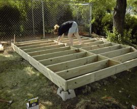 Building a Shed Foundation