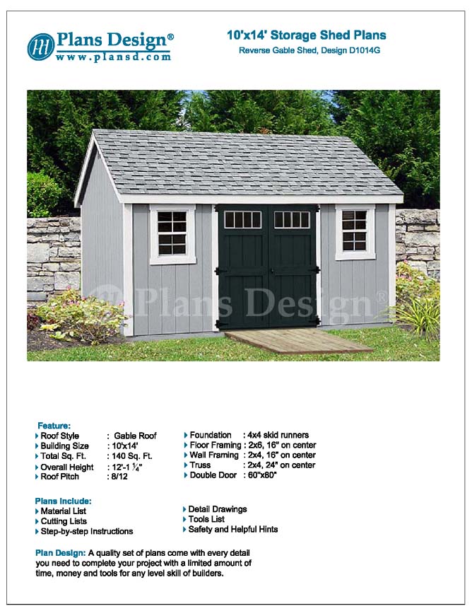 Shed Roof Plans Free