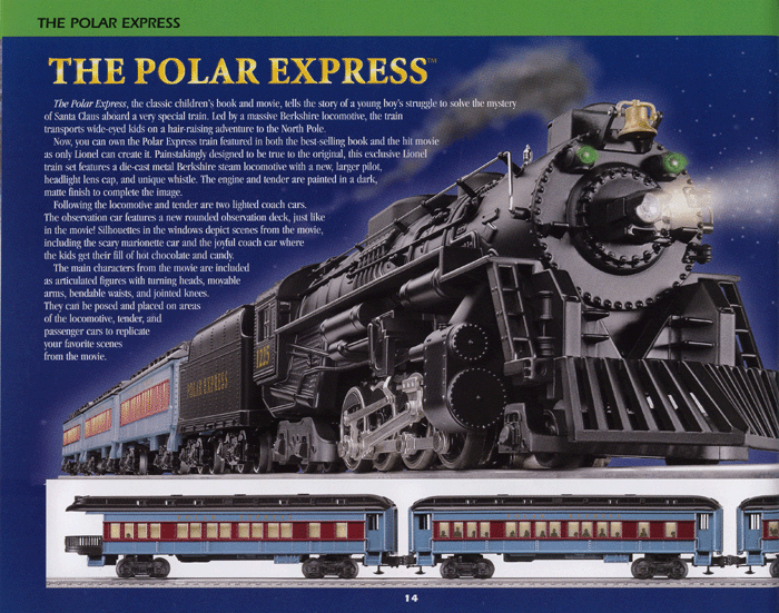 polar express train set for sale