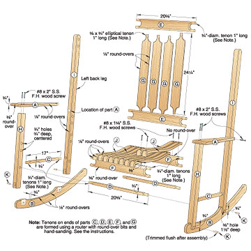 Wood Rocking Chair Plans