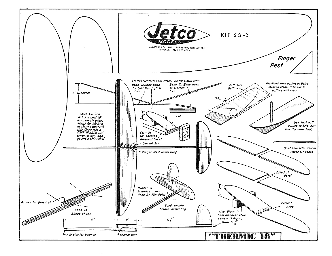 Balsa Wood Glider Plans Free