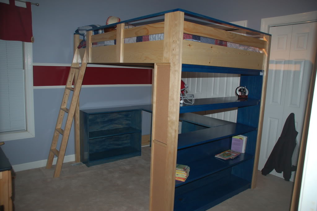 Loft Bed with Desk Plans