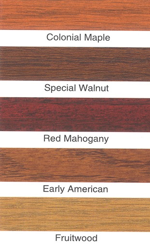 red mahogany wood stain
