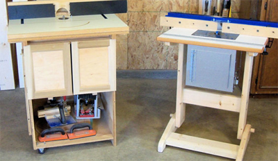 Router Table Stand Plan