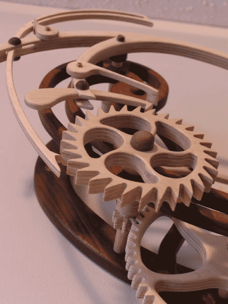Simple Wooden Gear Clock Plans