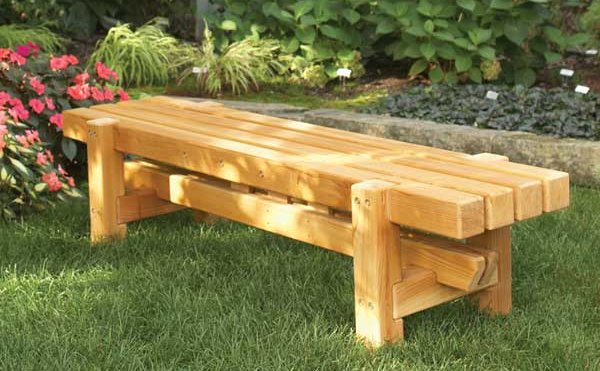 Outdoor Wood Garden Bench Plans