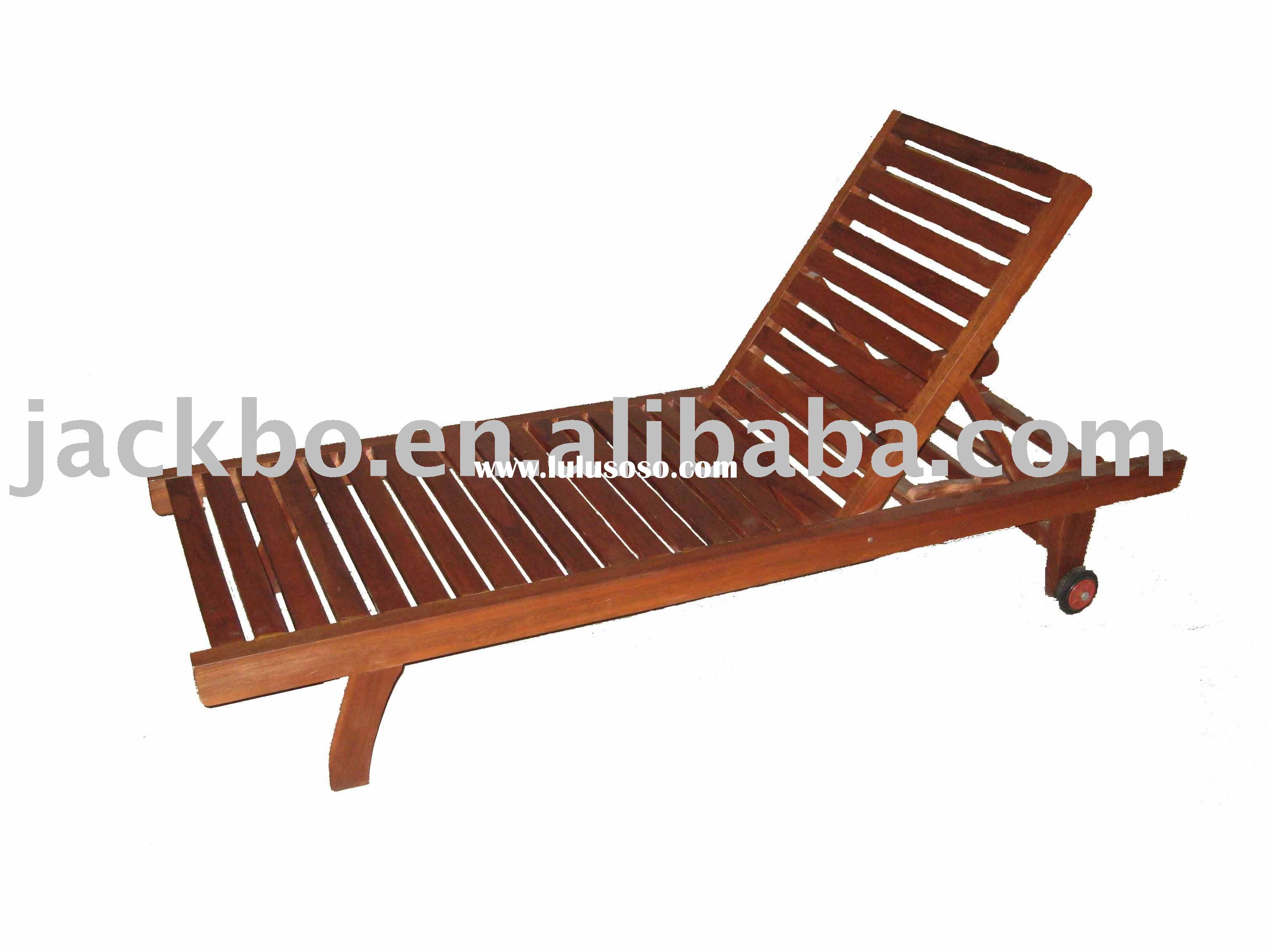 Wooden Beach Lounge Chair Plans