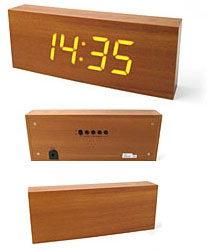 Wood Block Clock