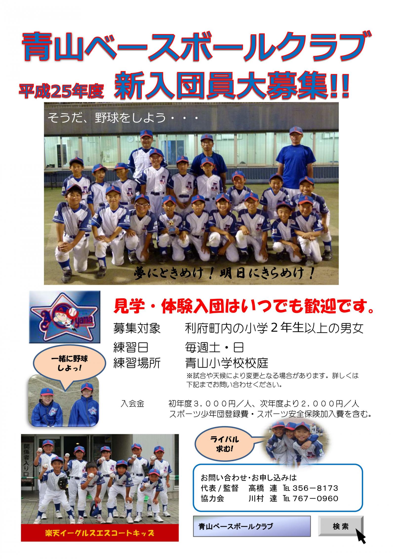 ☆☆☆☆☆　青山ベースボールクラブ２０１３　☆☆☆☆☆
