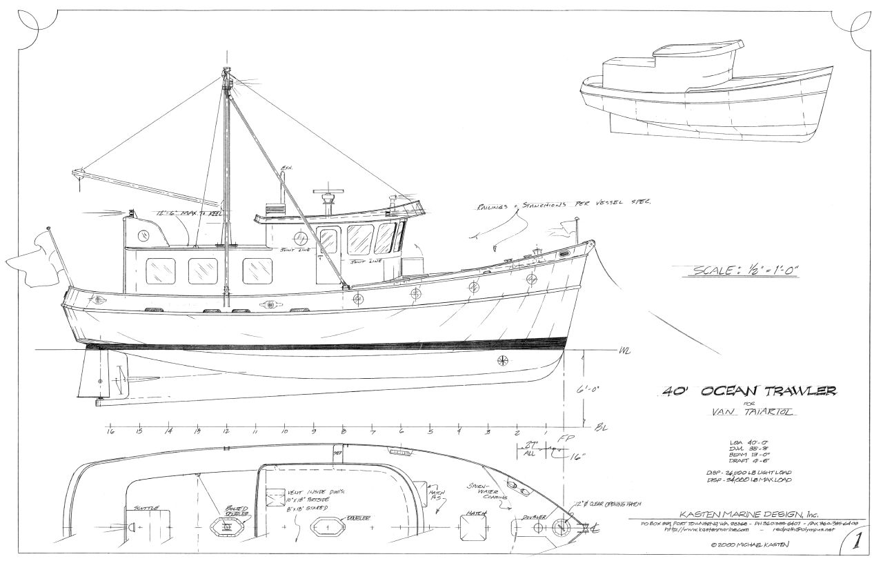 Fishing Trawler Plan | How To Build DIY PDF Download UK 