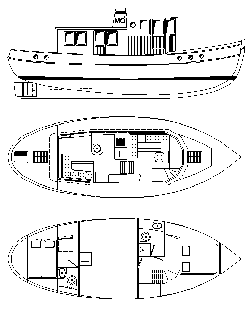 Model Tunnel Boat Plans