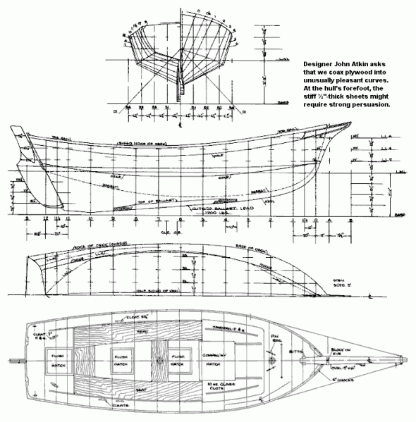Two Sheet Wooden Boat Plans