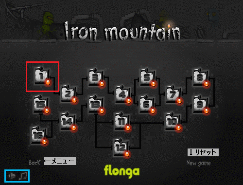 鋼山からの脱出パズル「Iron Mountain」
