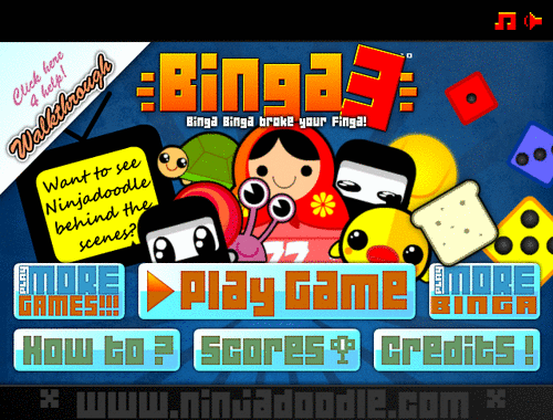 ミニゲームをクリアしよう「Binga 3」