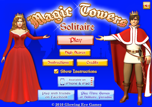 シンプルなカードゲーム「Magic Towers Solitaire」