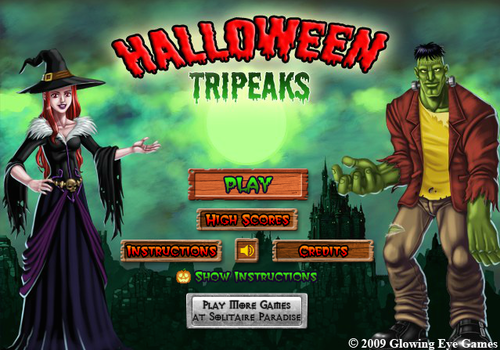 トランプゲーム「Halloween Tripeaks」