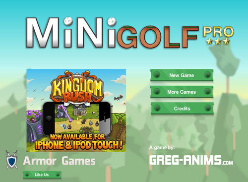 サイドビュータイプのミニゴルフ「MiniGolf Pro」