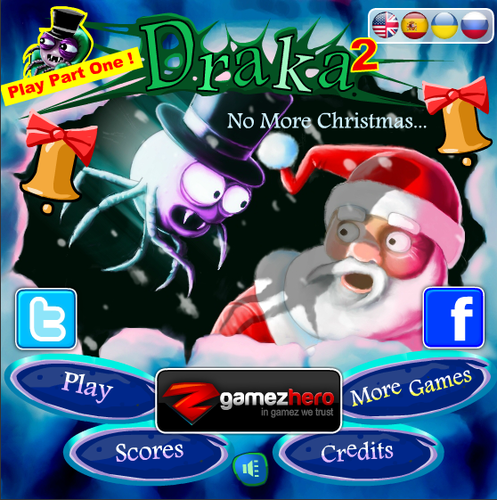 クリスマスを呪う蜘蛛の捕食パズルゲーム「Draka 2」