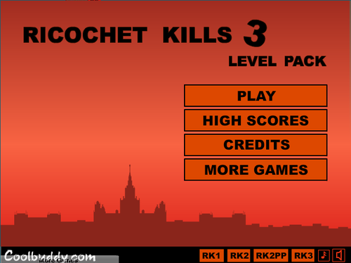 跳ね返る弾を利用して悪人を倒せ　Ricochet Kills 3：Level Pack