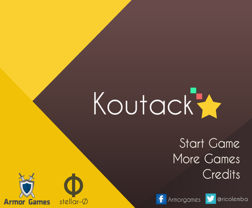 パネルをまとめるパズルゲーム　Koutack