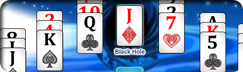 トランプゲーム　Black Hole Solitaire