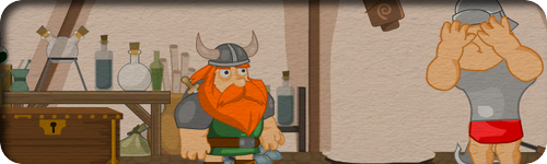 バイキングの遺産を取り返すクリックアドベンチャー　Valdis The Viking