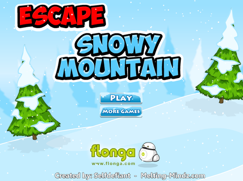 雪山からの脱出ゲーム　Escape Snowy Mountain