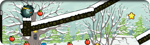 ハリネズミのリンゴ回収パズルゲーム　Winter Insomnia