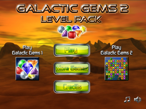宝石を並べてパネルを消すさめがめゲーム　Galactic Gems 2 Level Pack