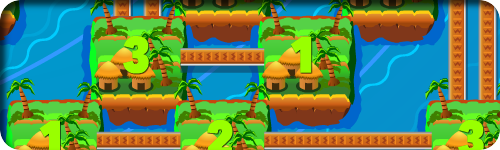 島を結ぶ橋を架けるパズルゲーム　Island Network