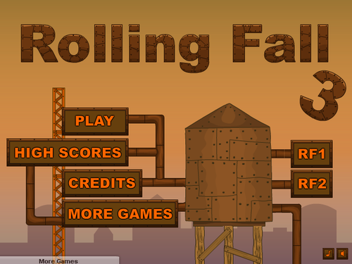 ゾンビを倒すパズルゲーム　Rolling Fall 3