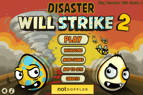 タマゴ割りパズルゲーム　DISASTER WILL STRIKE 2