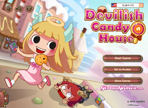 天使の女の子にクッキーを届けよう　Devilish Candy House