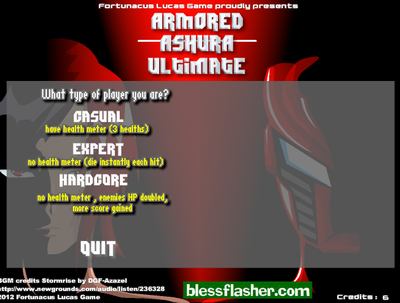 シューティングゲーム　Armored Ashura：Ultimate