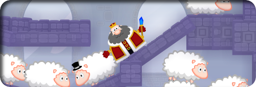 羊を退治する王様のパズルゲーム　King Rolla