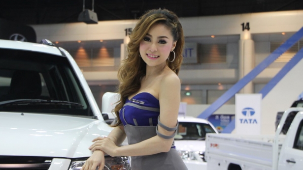 タイ国際モーターエキスポ2014の美女コンパニオン