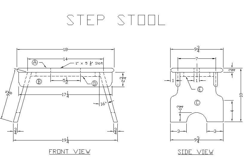 iPad |Wooden Chair Step Stool Plans | Easy-To-Follow How 