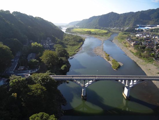 新小倉橋からの相模川俯瞰