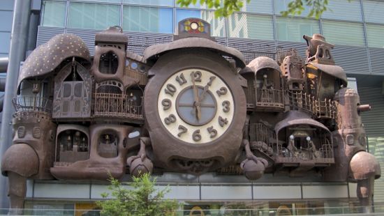 東京汐留の日テレ時計