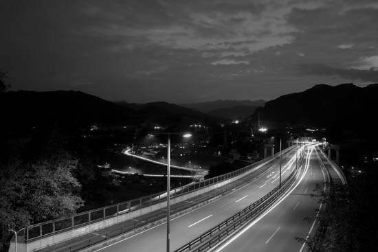 夜の新小倉橋からの眺め@SIGMA-DP1s