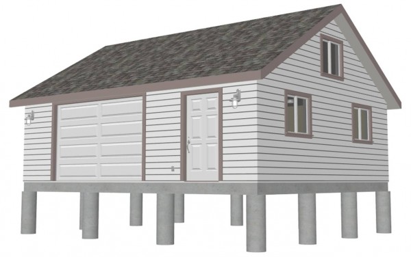 10×16 gable storage shed plans blueprints to assemble a