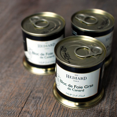 foie gras cans
