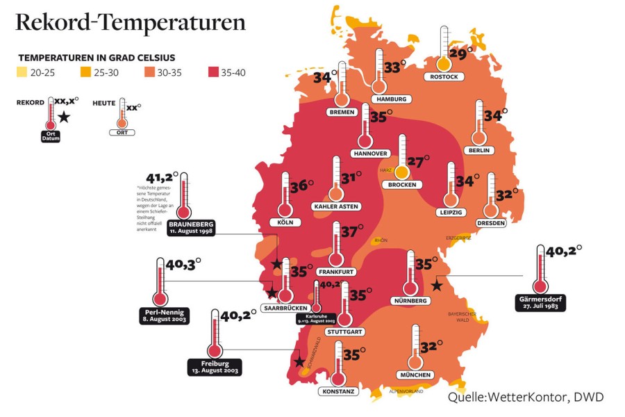 暑すぎる ドイツの最高気温記録はどれくらいか調べてみた まったりドイツ暮らし