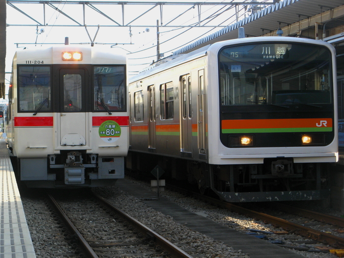 観太郎のブログ NEO 八高線全通80周年記念でキハ110系に復刻塗装