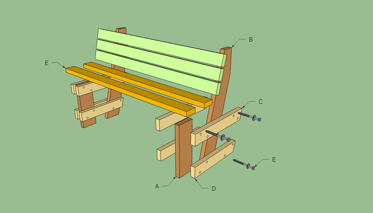 Diy Park Bench | Easy-To-Follow How To build a DIY ...