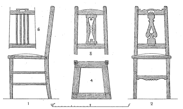 Wood Wooden Chair Plans - Blueprints PDF DIY Download How 